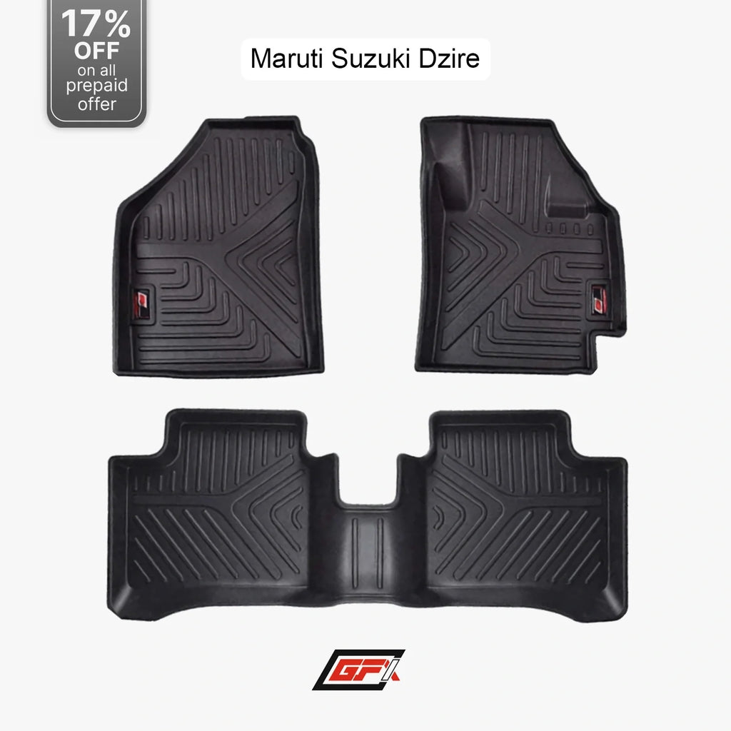 GFX Floor Mats for Maruti Dzire (2017 Onwards)