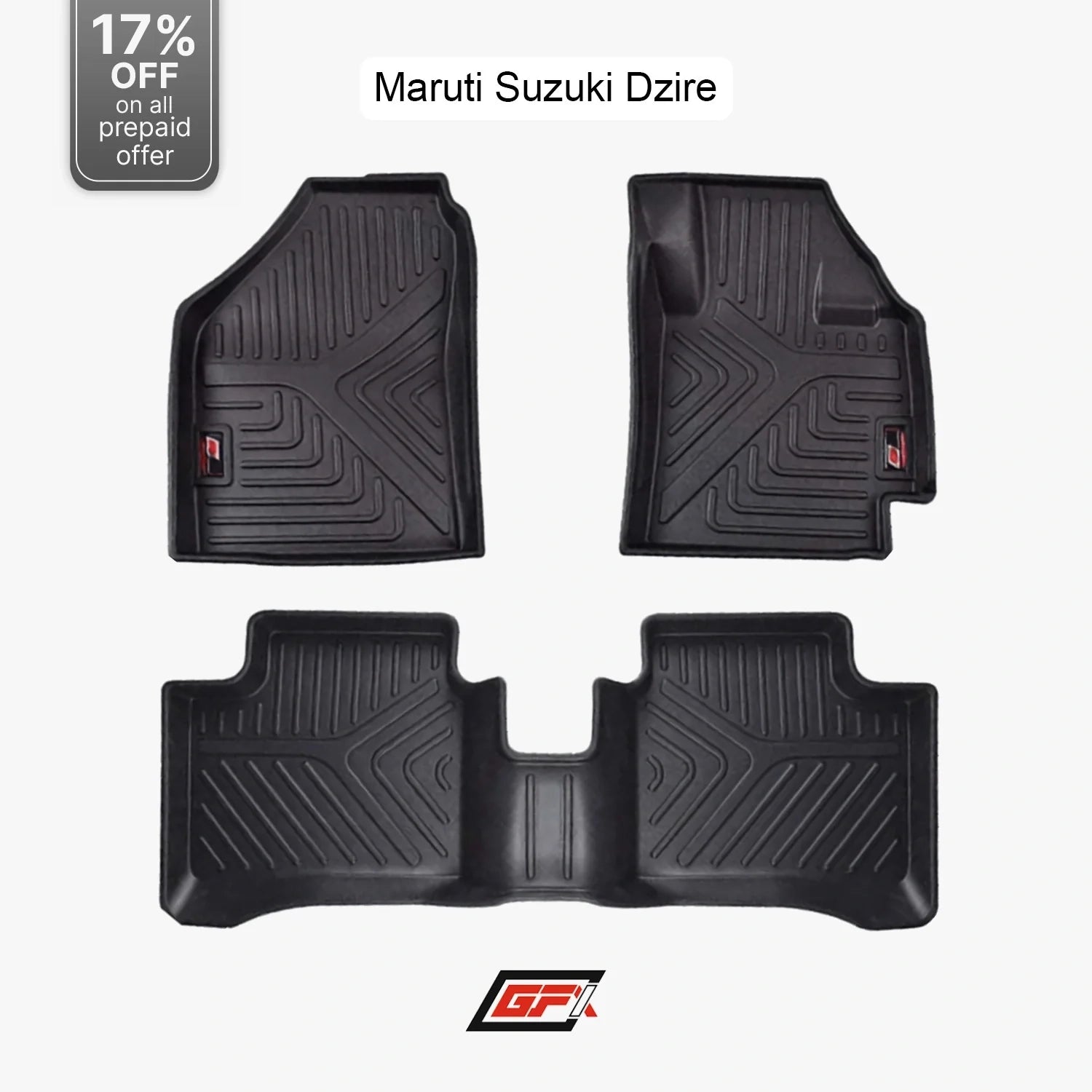 GFX Floor Mats for Maruti Dzire (2017 Onwards)