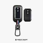 Car Metal Shape Key Cover for Maruti Suzuki (2 Button Smart Key)