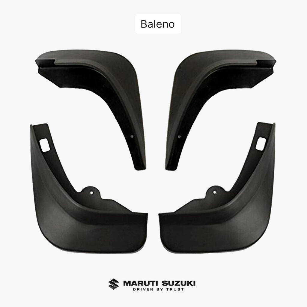 Mud Flap Set for Maruti Suzuki Baleno (Front & Rear)