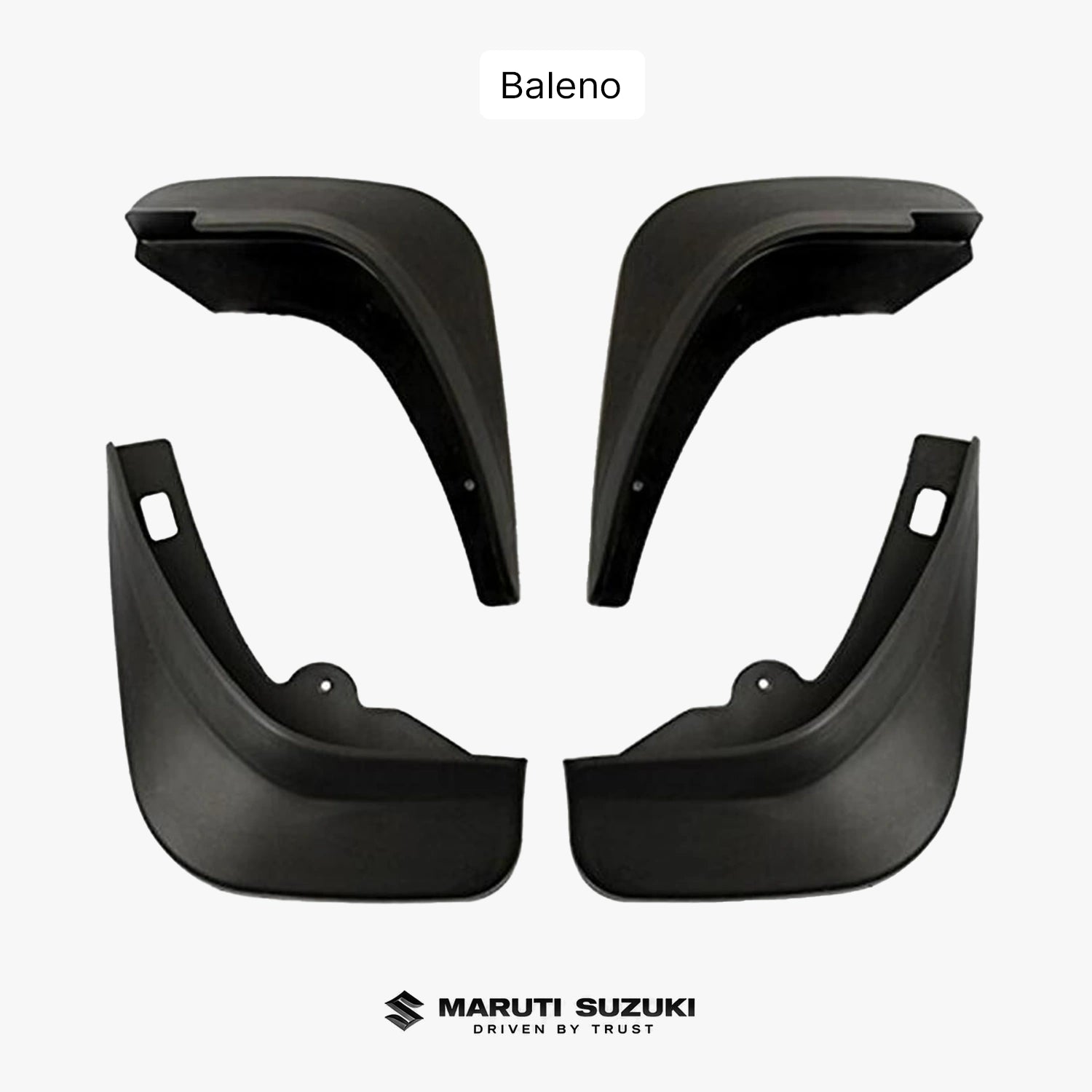 Mud Flap Set for Maruti Suzuki Baleno (Front & Rear)