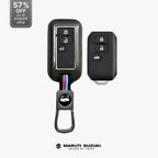 Car Metal Shape Key Cover for Maruti Suzuki (3 Button Smart Key)