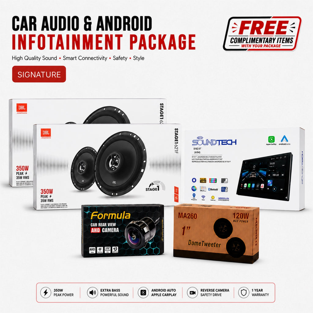 Complete Premium Car Audio & Android Infotainment Package (Signature)