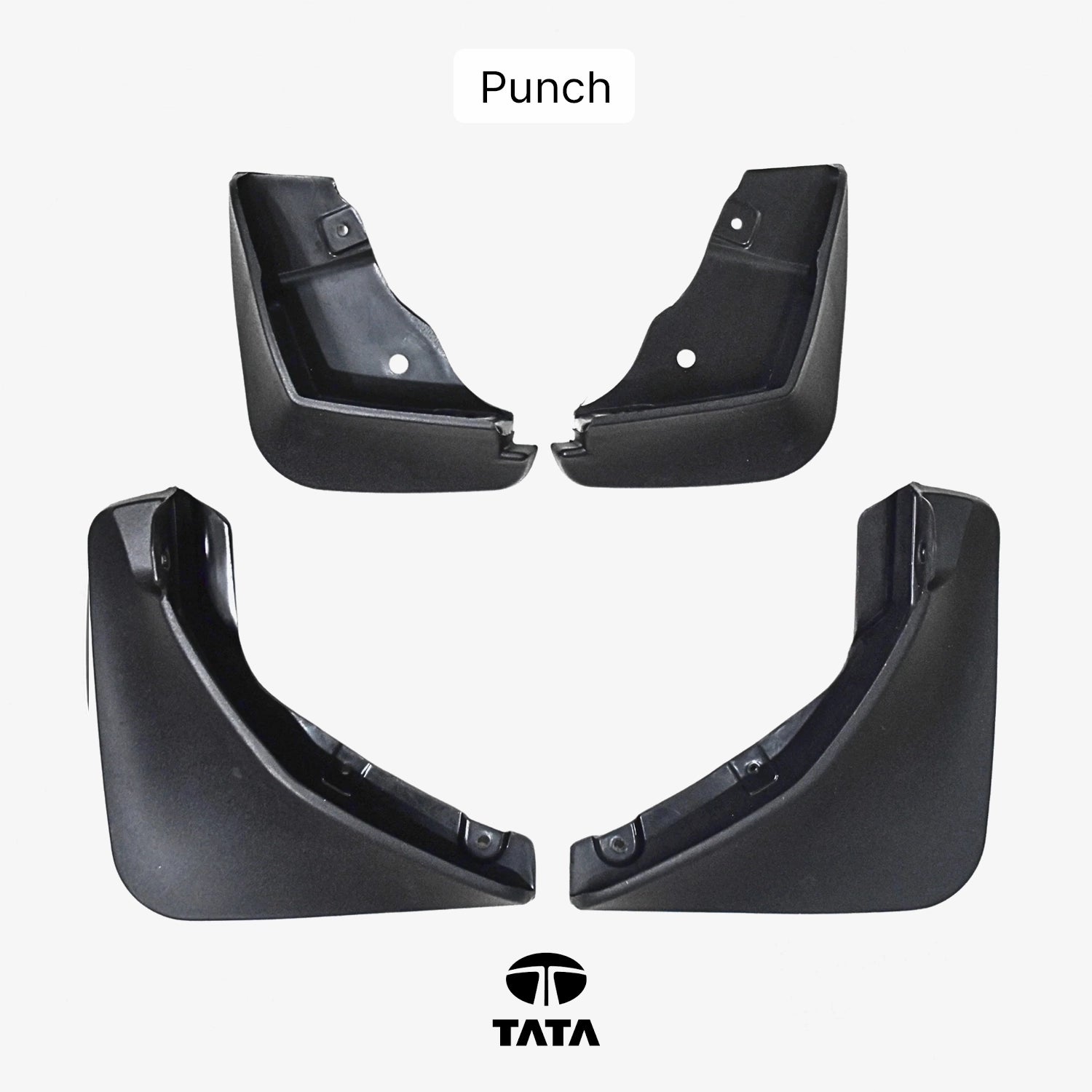 Mud Flap Set for Tata Punch (Front & Rear)
