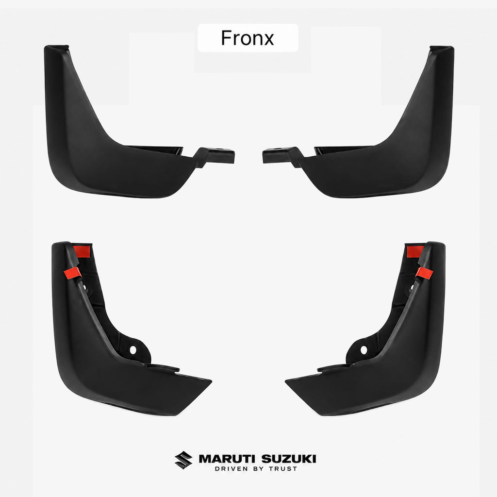 Mud Flap Set for Maruti Suzuki Fronx (Front & Rear)