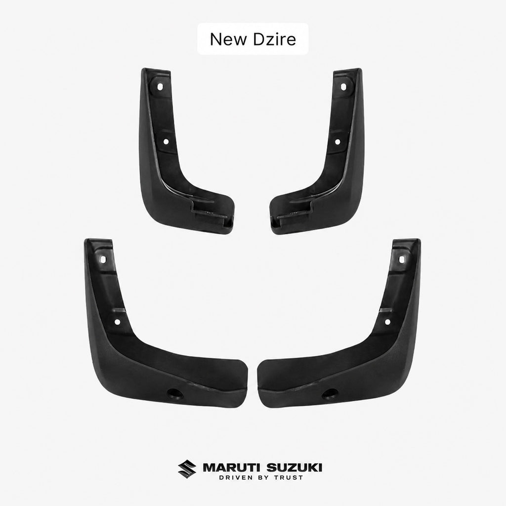 Mud Flap Set for Maruti Suzuki New Dzire (Front & Rear)
