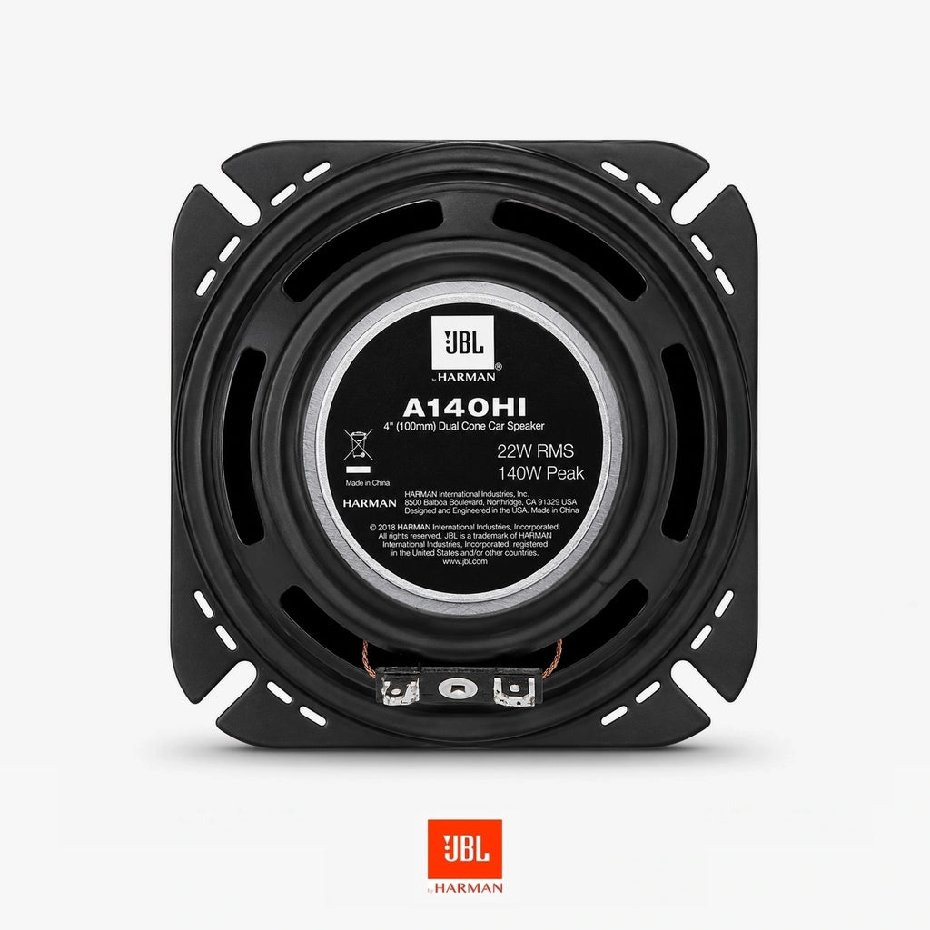 JBL A140HI 4" 140W Dual Cone Coaxial Car Speaker