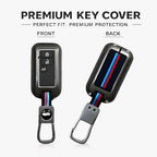 Car Metal Shape Key Cover for Maruti Suzuki (3 Button Smart Key)