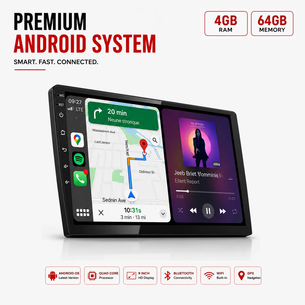 Premium Car Audio & Android Infotainment Package (Smart)