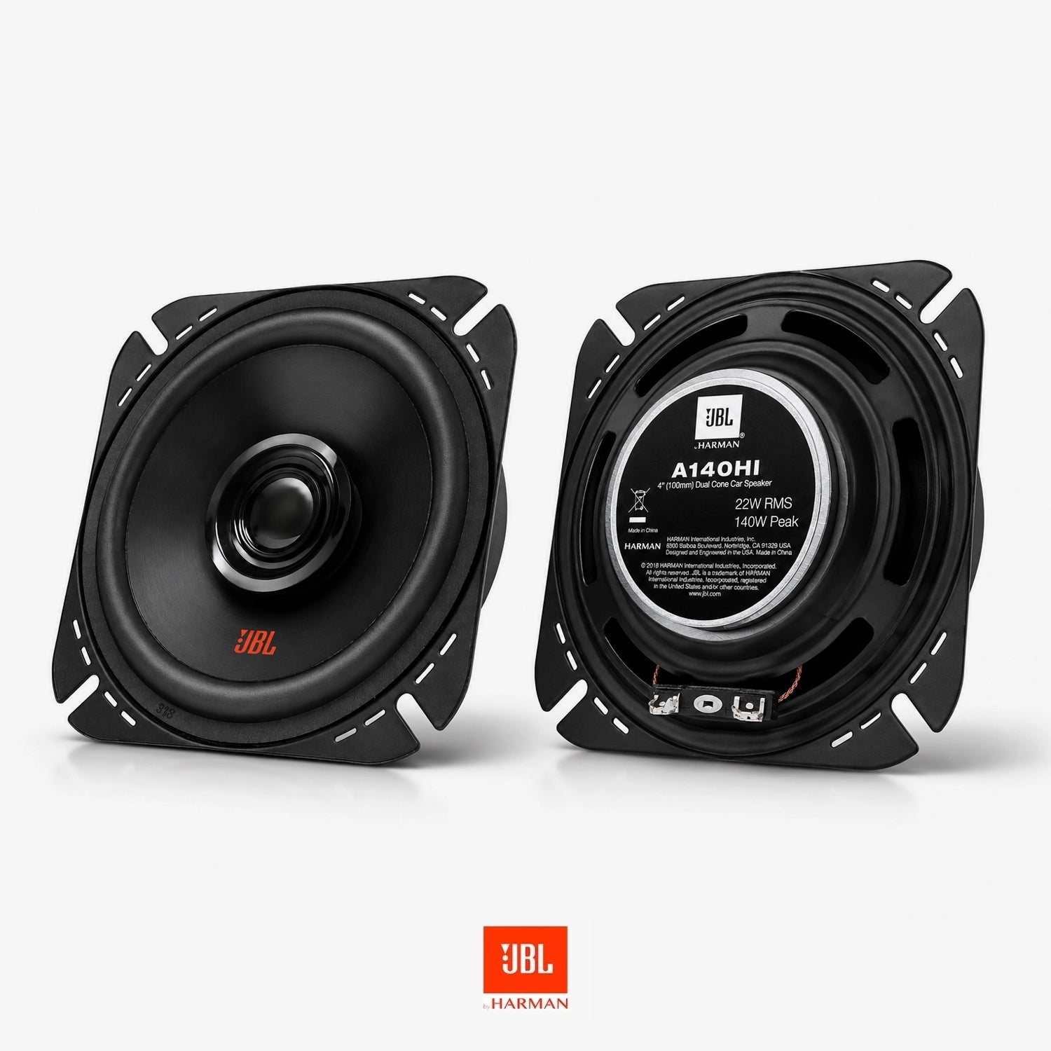 JBL A140HI 4" 140W Dual Cone Coaxial Car Speaker