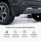 Mud Flap Set for Maruti New Brezza (Front & Rear) (Black)