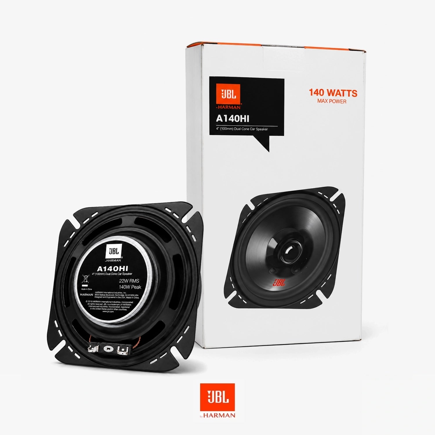 JBL A140HI 4" 140W Dual Cone Coaxial Car Speaker