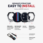 Premium Metal Key Cover Compitable for Suzuki (2 Button Smart Key)