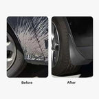 Mud Flap Set for Maruti New Brezza (Front & Rear) (Black)
