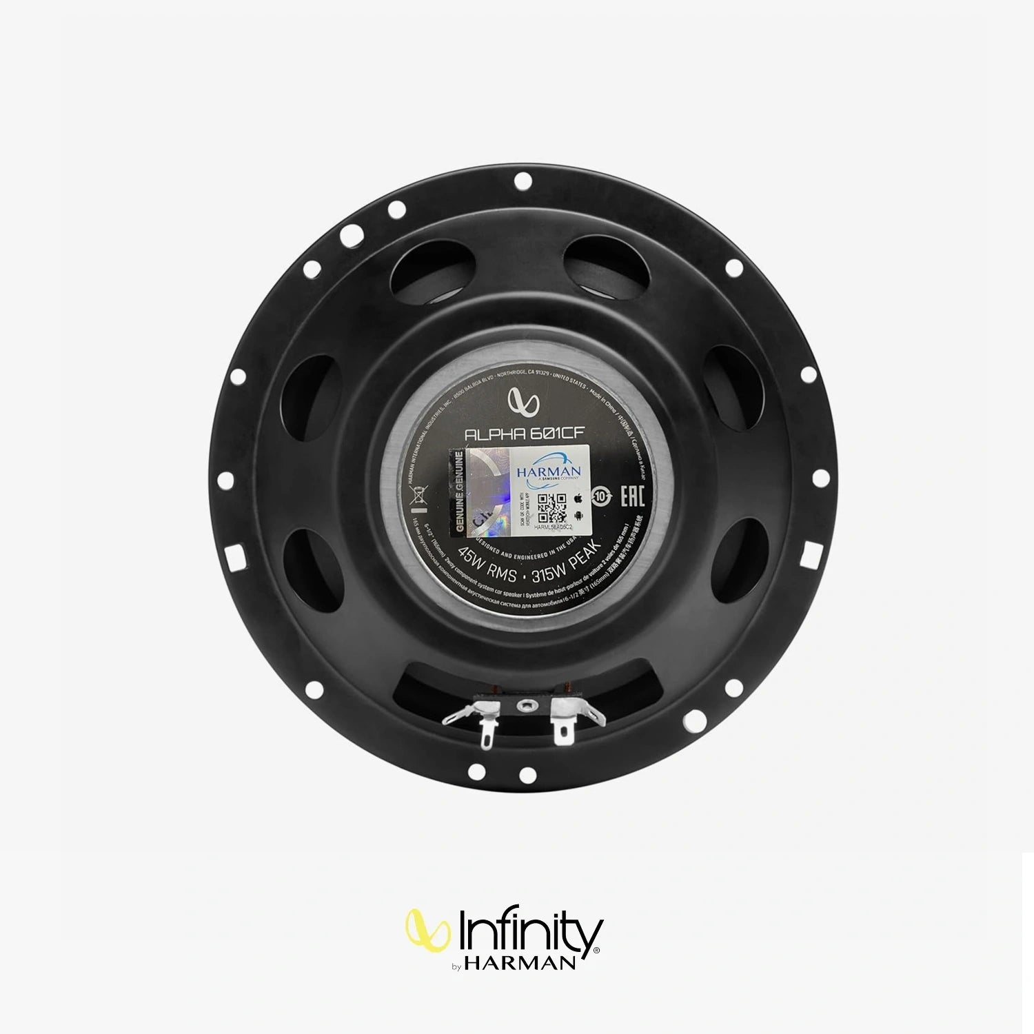 Infinity Alpha 601CF 6.5 Inch 2-Way Component Speaker
