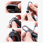 Car Metal Shape Key Cover for Maruti Suzuki (2 Button Smart Key)