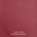 Premium Leatherette Seat Cover Chery Red & White Color With Airbag Compatible