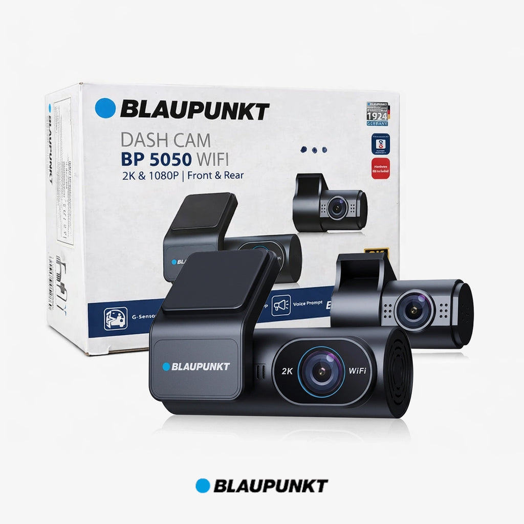 Blaupunkt DC 5050 WiFi Dual Dashcam (2K + 1080P)