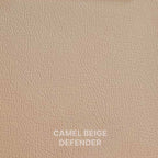 Premium Leatherette Seat Cover Camel Beige & White Color With Airbag Compatible