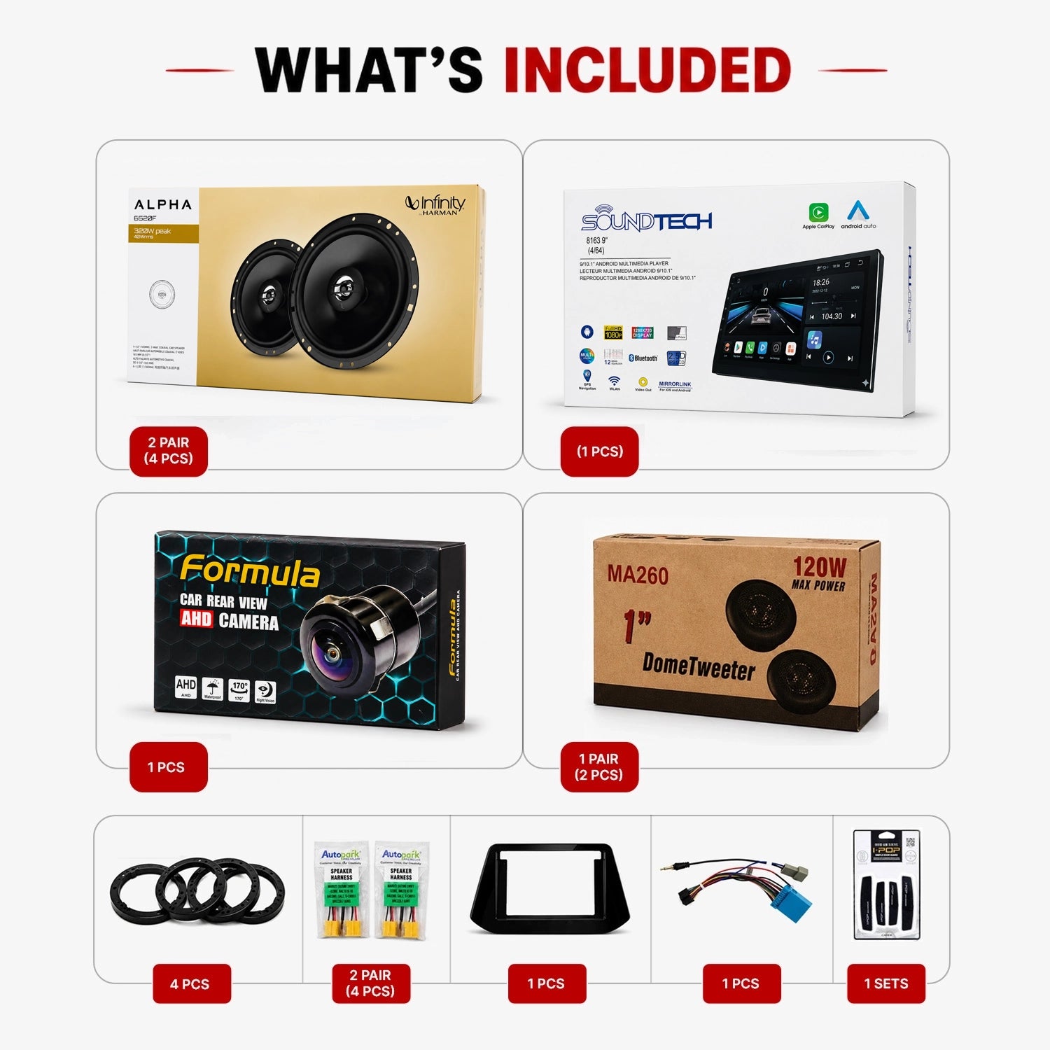 Premium Car Audio & Android Infotainment Package (PLUS)