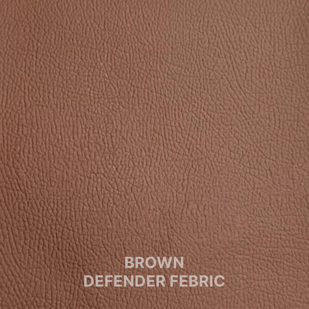 Premium Leatherette Seat Cover Brown & White Color With Airbag Compatible